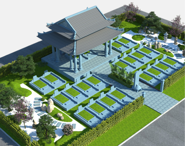 Mộ Gia Tộc 500 m2 tại Sala Garden